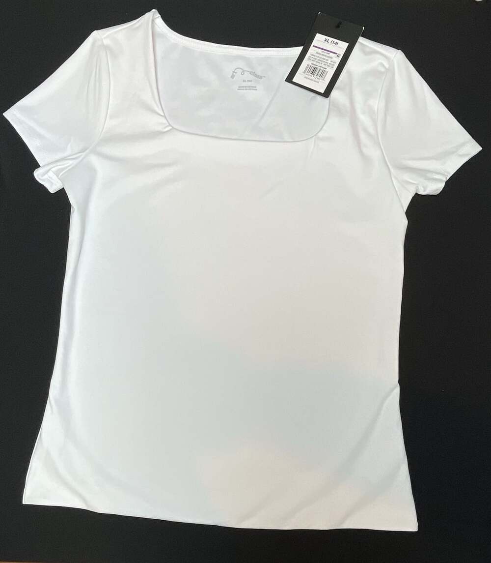 Art Class Girls' Square Neck Short Sleeve T-Shirt